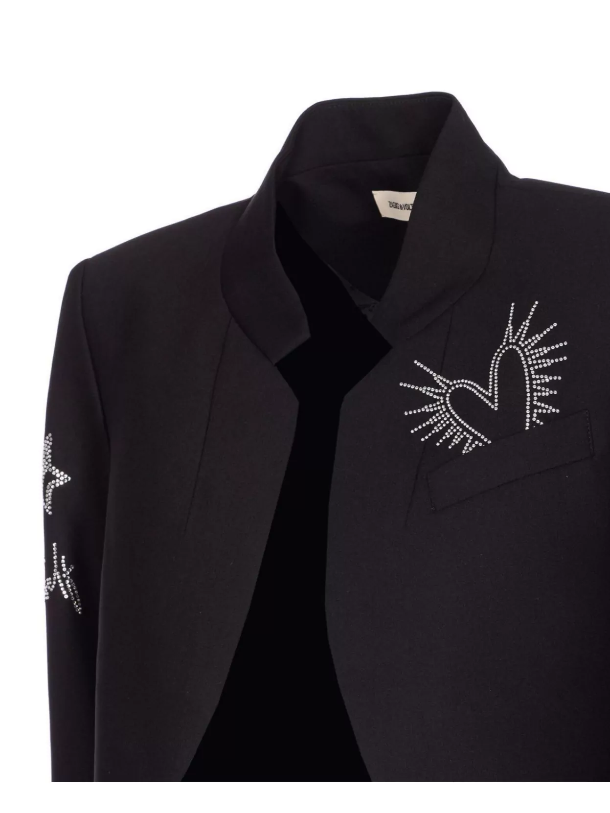 Zadig & Voltaire Chic Open Silhouette Long Sleeve Jacket