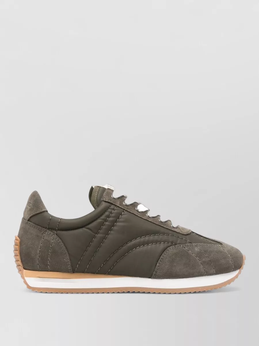 Totême Low Top Sneakers Contrast Stitching