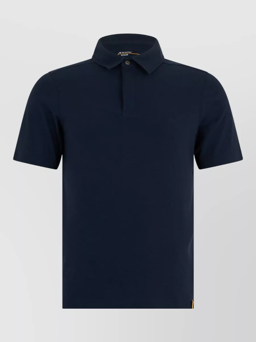 K-way cotton short-sleeve polo shirt