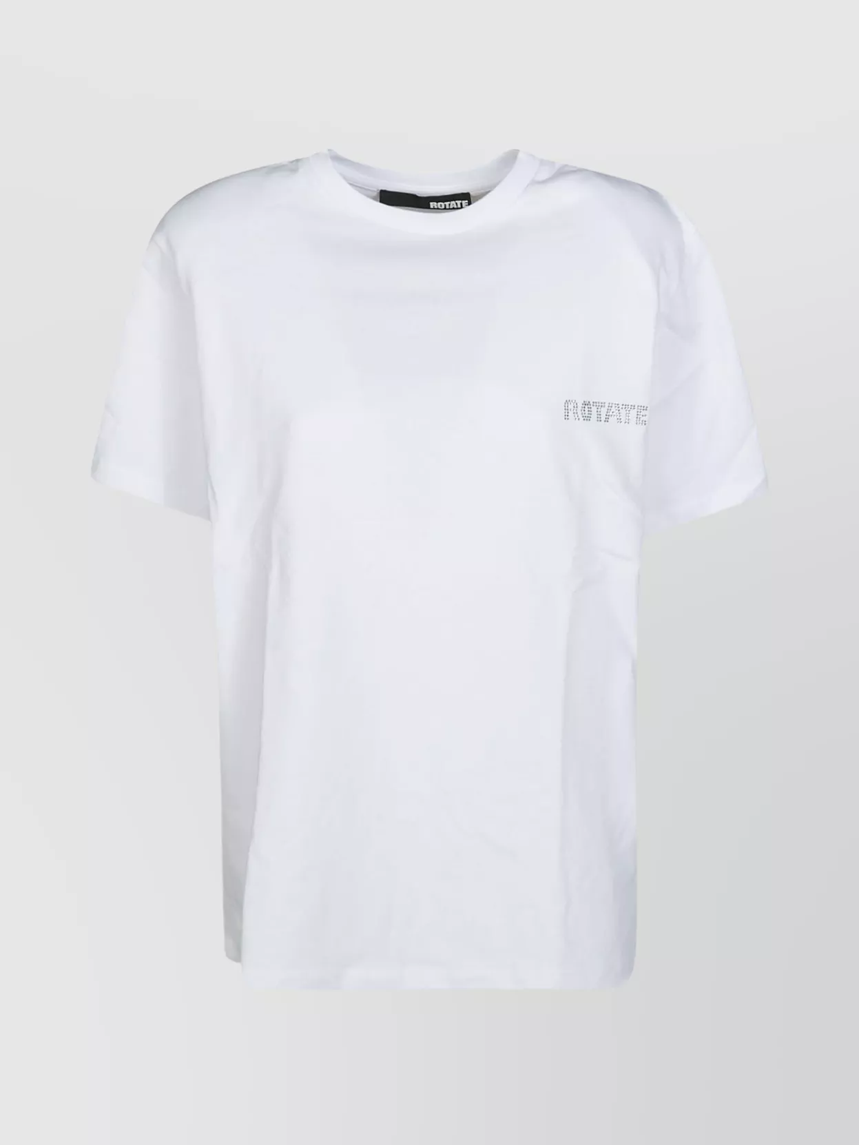 Shop Rotate Birger Christensen Logo Crew Neck Short Sleeve T-shirt