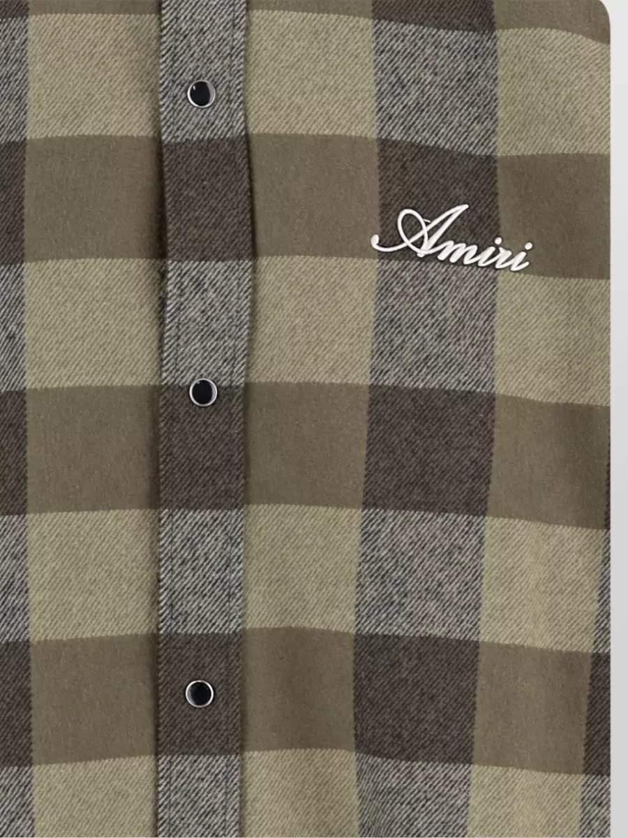 Amiri Cotton Flannel Shirt Jacket