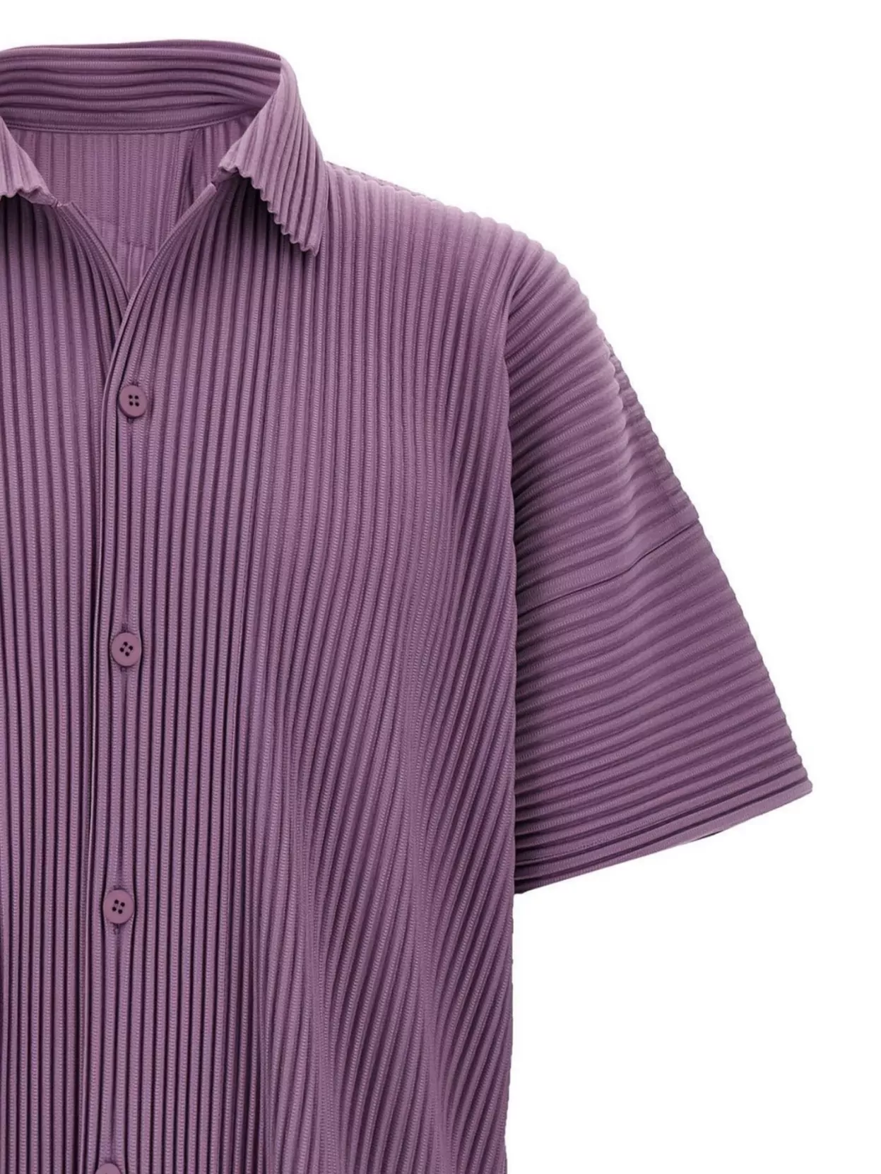Homme Plisse Issey Miyake April pleated short sleeve shirt