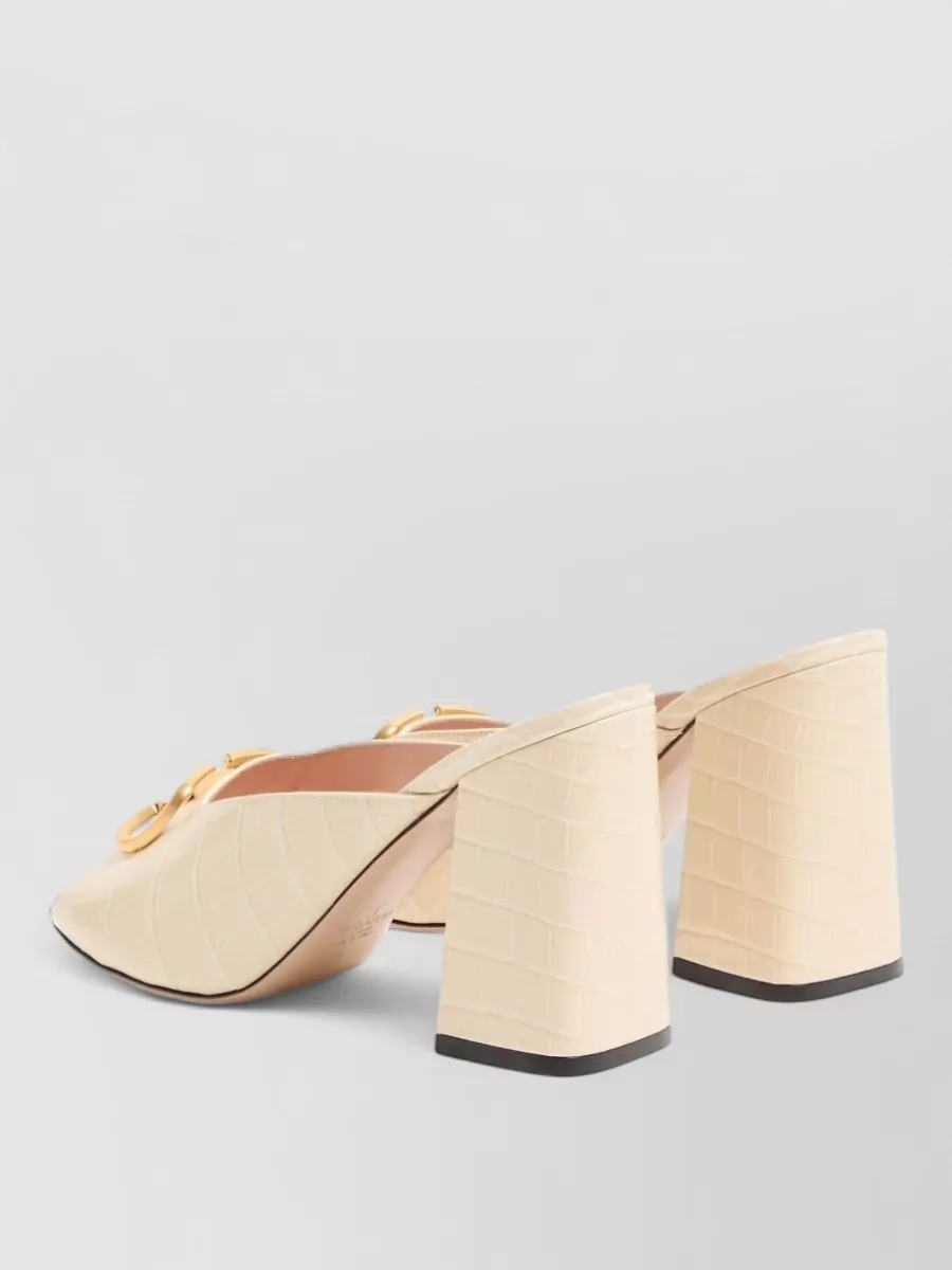 Valentino Garavani Leather High-Heel Mules