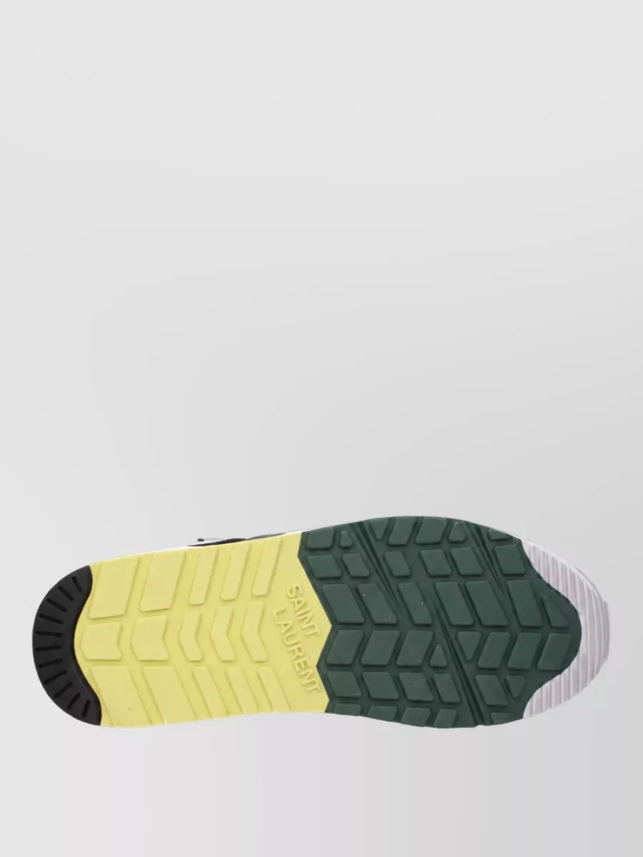Saint Laurent Textile Low-Top Sneakers