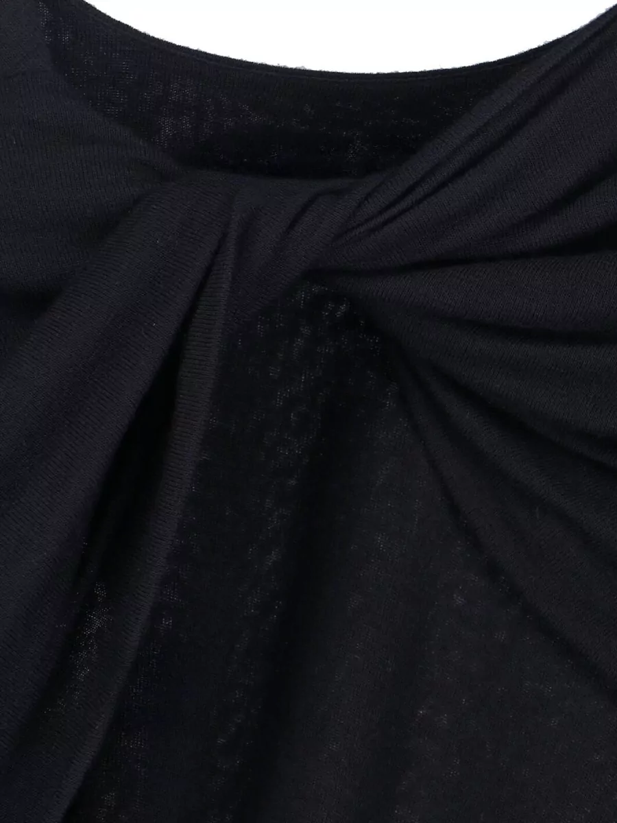 Saint Laurent Long-Sleeve Maxi Dress