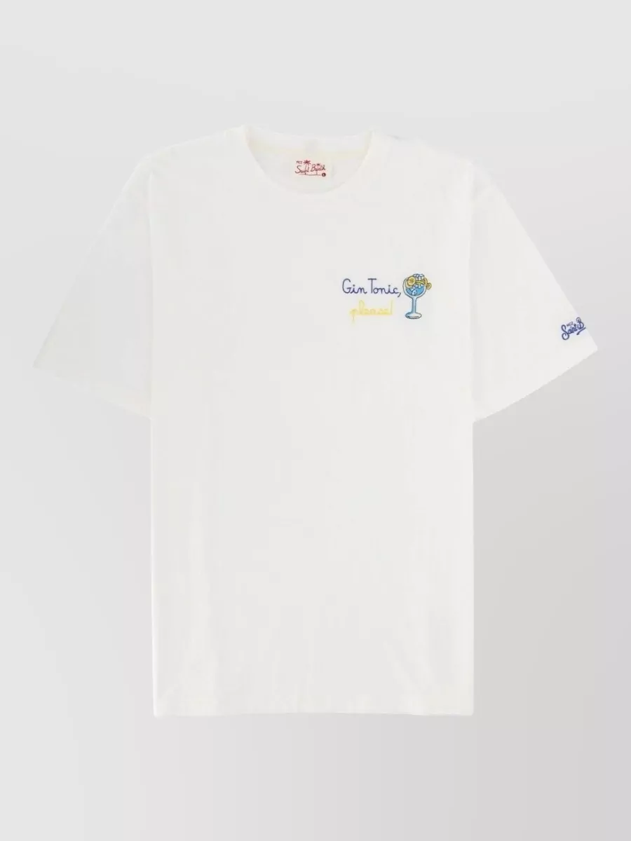 Mc2 Saint Barth embroidered cotton t-shirt