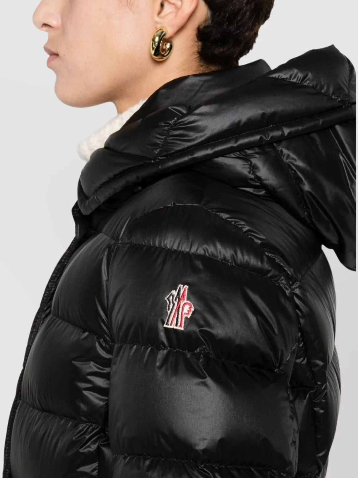 Moncler Grenoble Hooded Quilted Long Sleeve Jacket