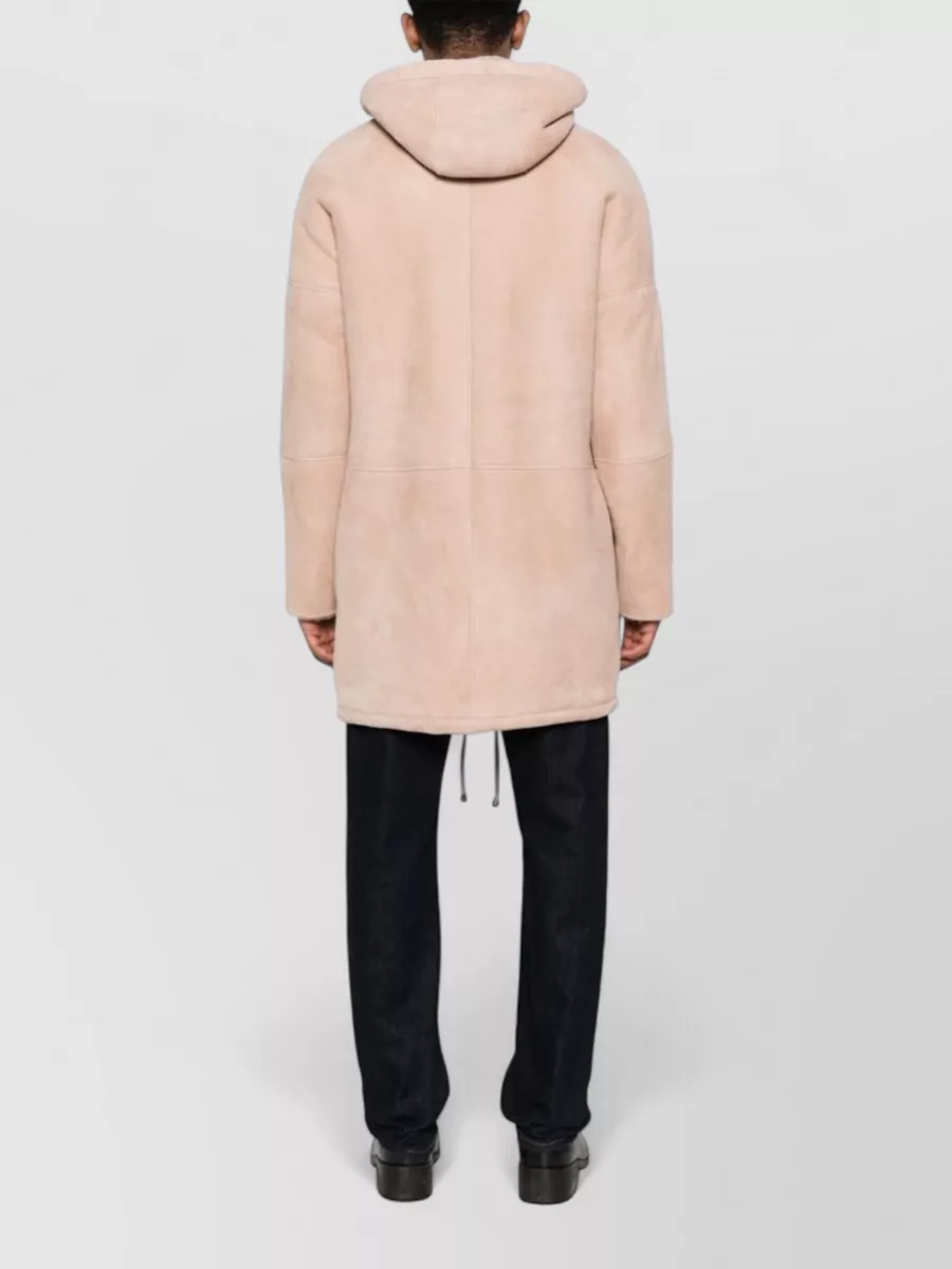 Giorgio Brato Leather Hooded Parka