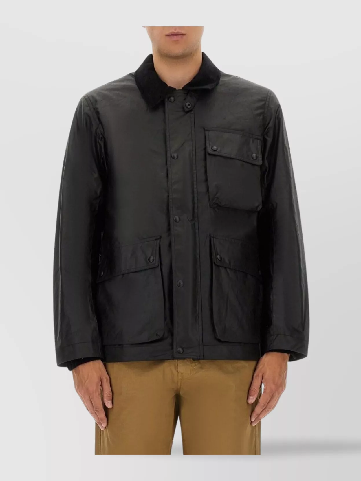 Belstaff Jacket Long Sleeve Multiple Pockets