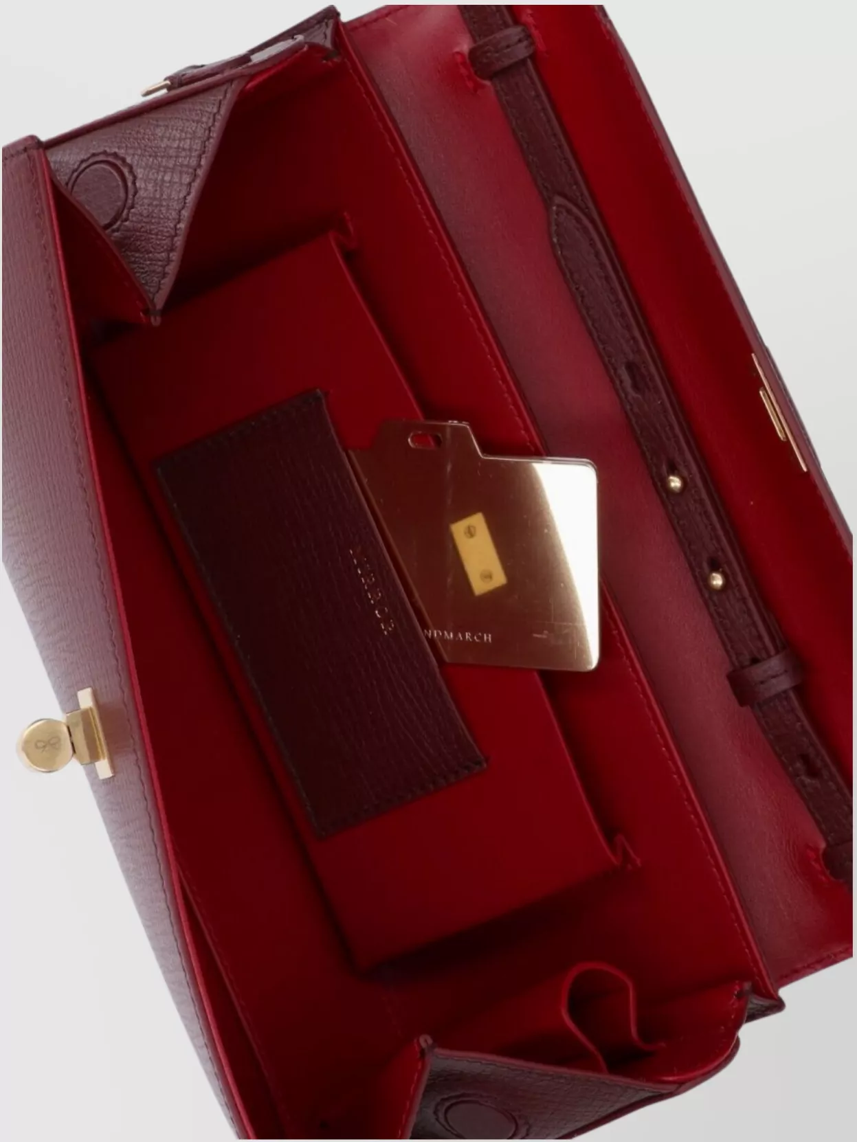 Anya Hindmarch Textured Top Handle Shoulder Bag