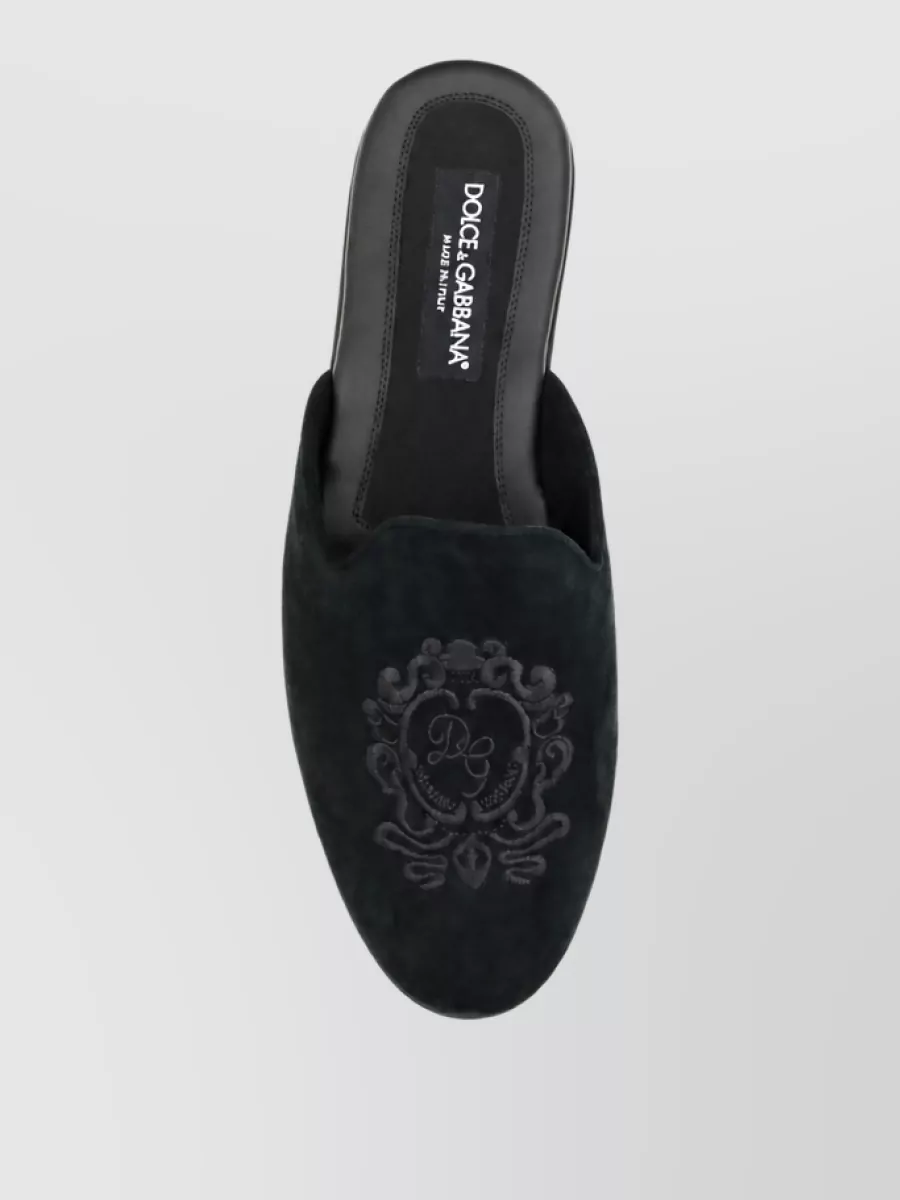 Dolce&Gabbana Leather Slippers