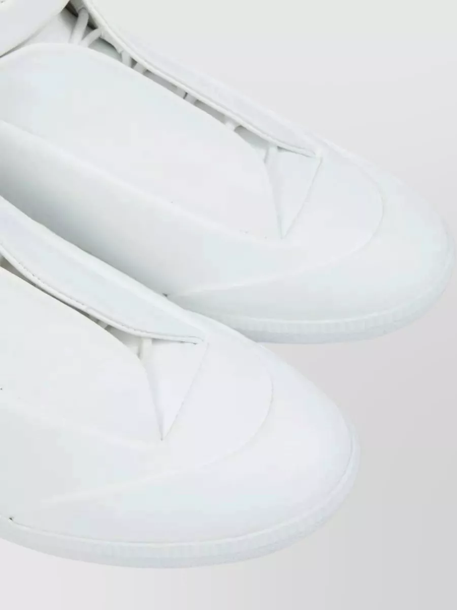 Maison Margiela Calf Leather Mid-Top Sneakers