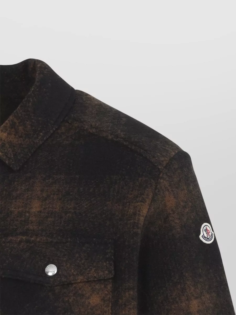 Moncler Checked Flannel Shirt Jacket
