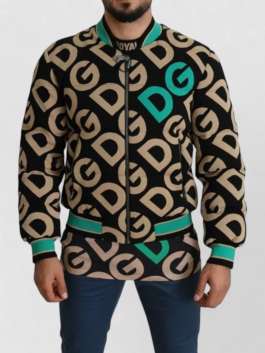 Dolce&Gabbana Logo print bomber jacket
