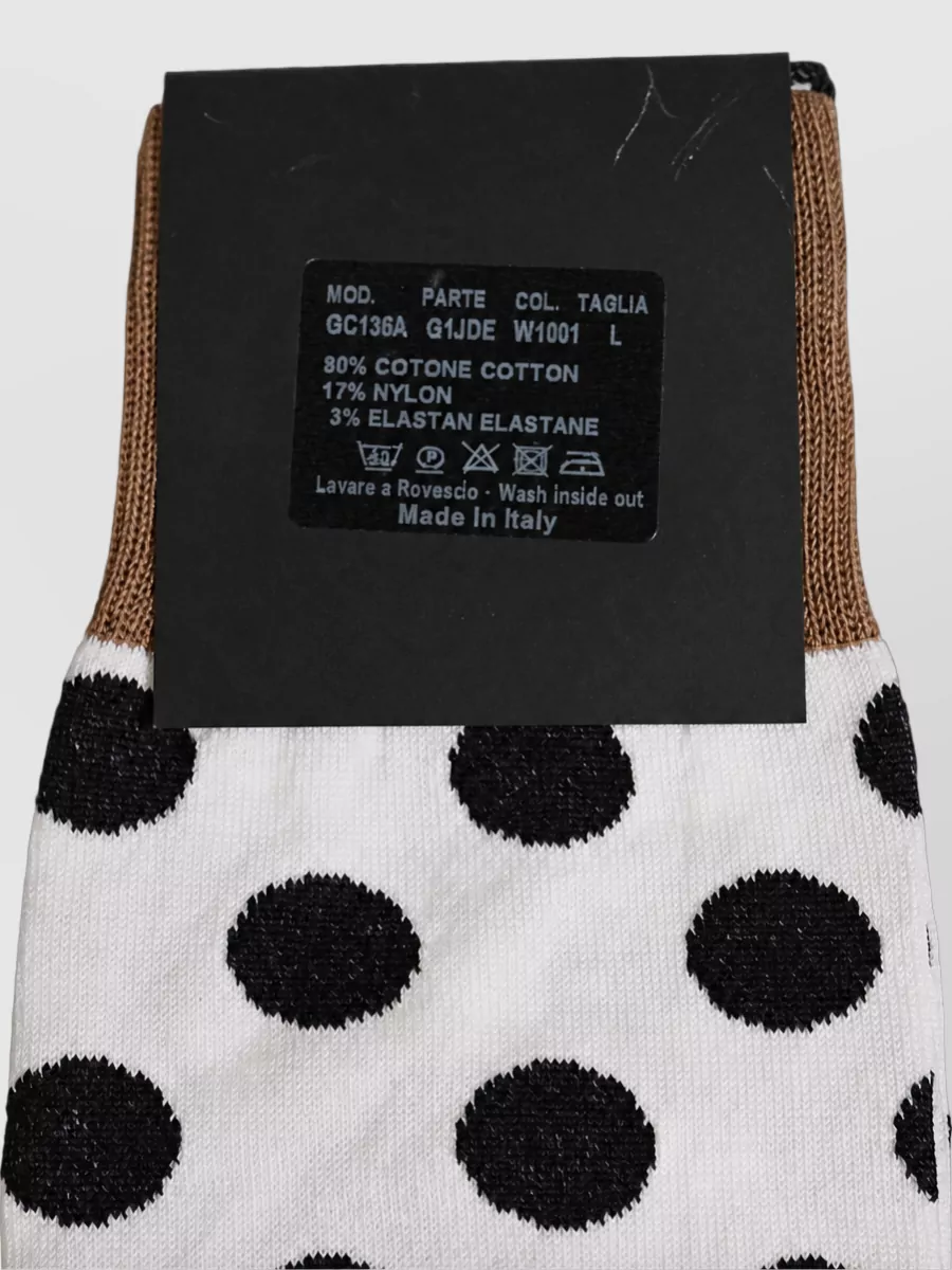 Dolce&Gabbana Polka Dot Over The Calf Socks