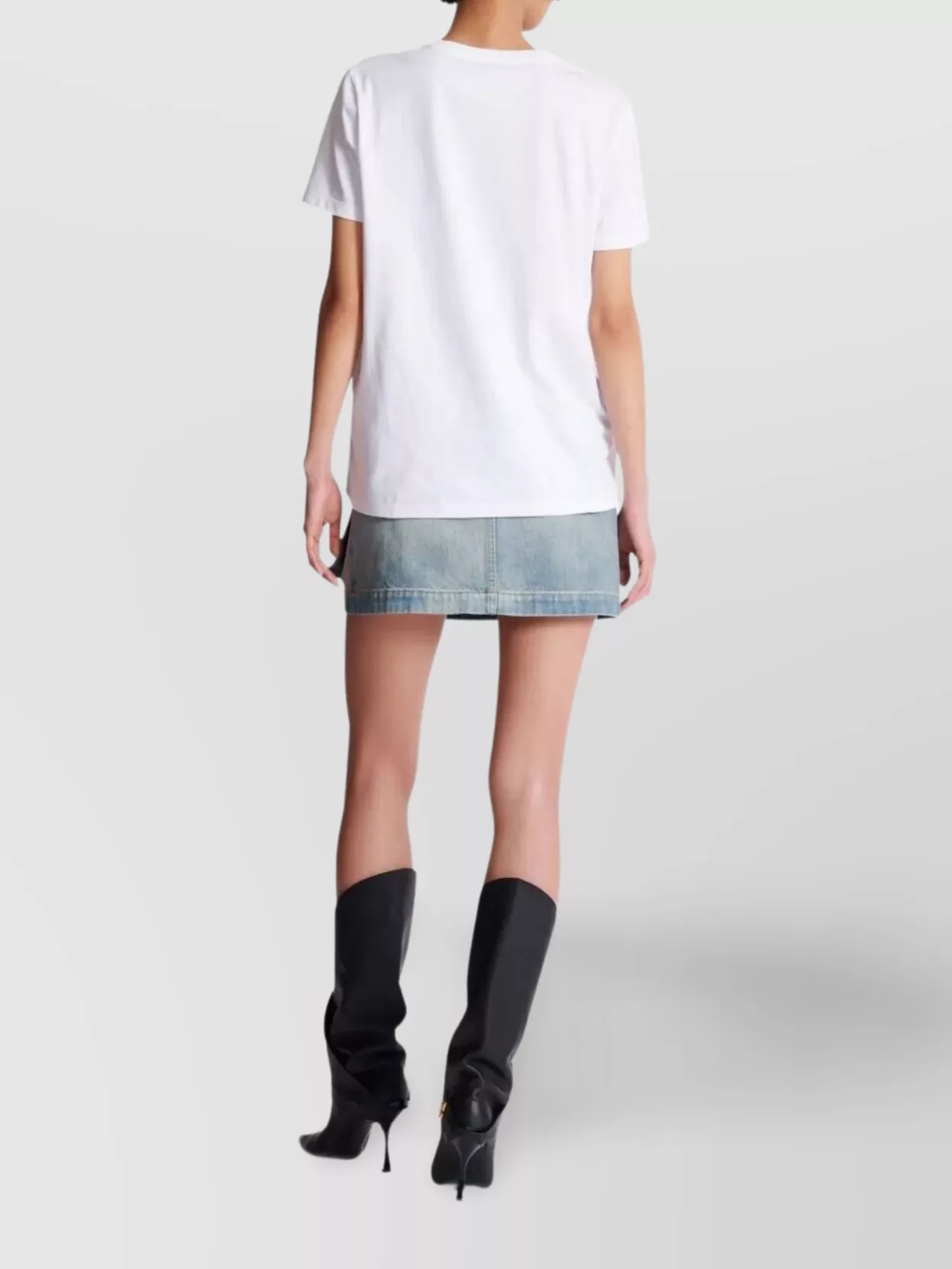 Balmain Paris Chain Print T-shirt