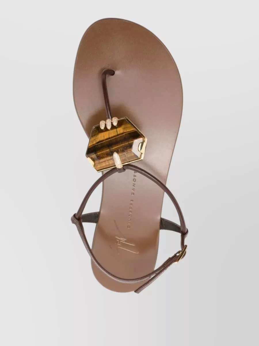 Giuseppe Zanotti Leather Thong Sandals