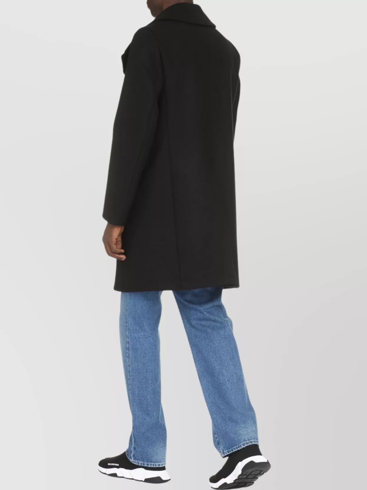DSQUARED2 WOOL BLEND DOUBLE-BREASTED COAT