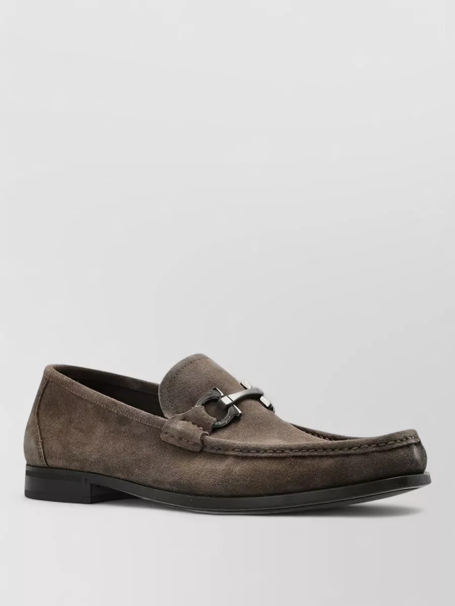 Ferragamo Suede Loafers