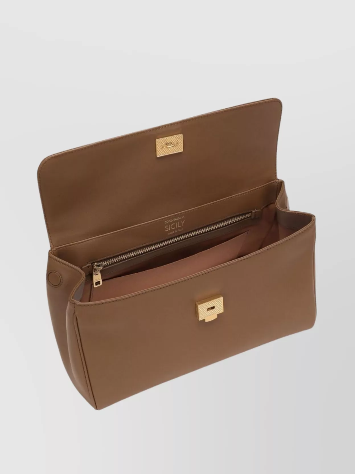 Dolce&Gabbana Handbag Soft Leather Padlock Detail