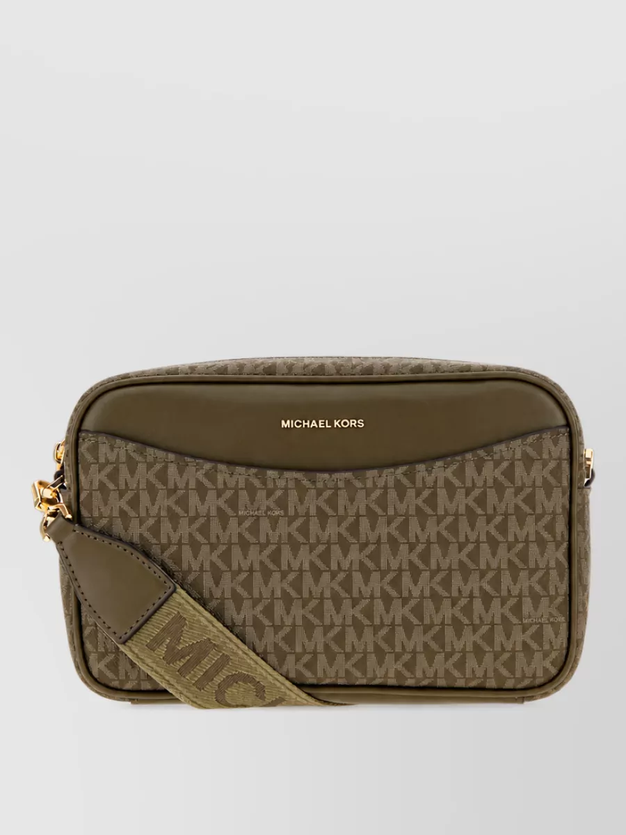 Michael Kors na printed canvas crossbody bag