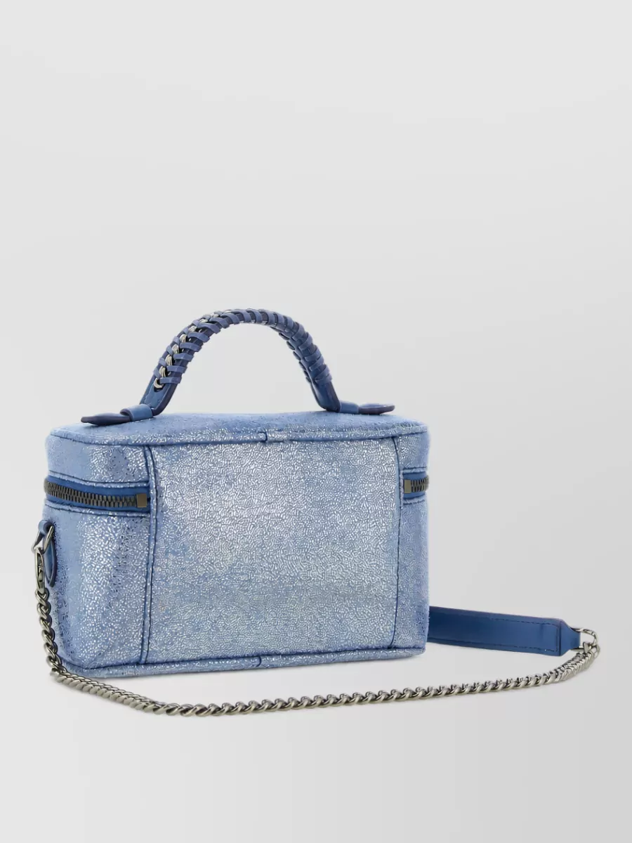 Stella Mccartney Falabella Mini Metallic Crossbody Bag