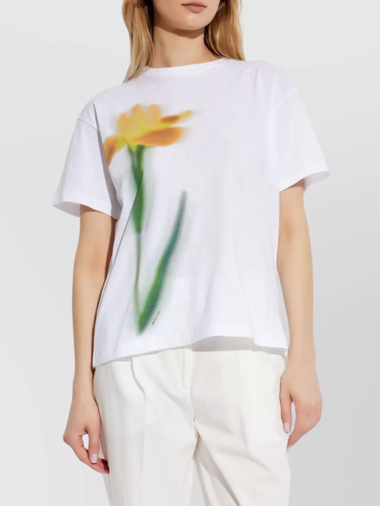 Paul Smith Floral Stem Cotton T-Shirt
