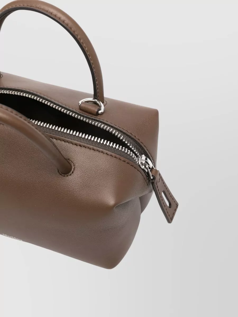 Max Mara Leather Holdalls Clutch Bag