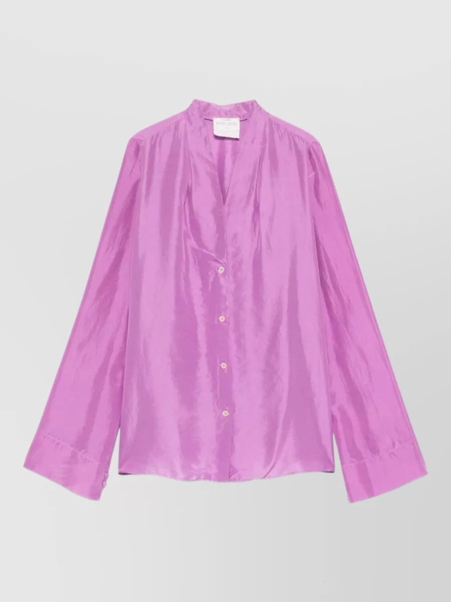 Forte Forte Silk Long-Sleeve Shirt