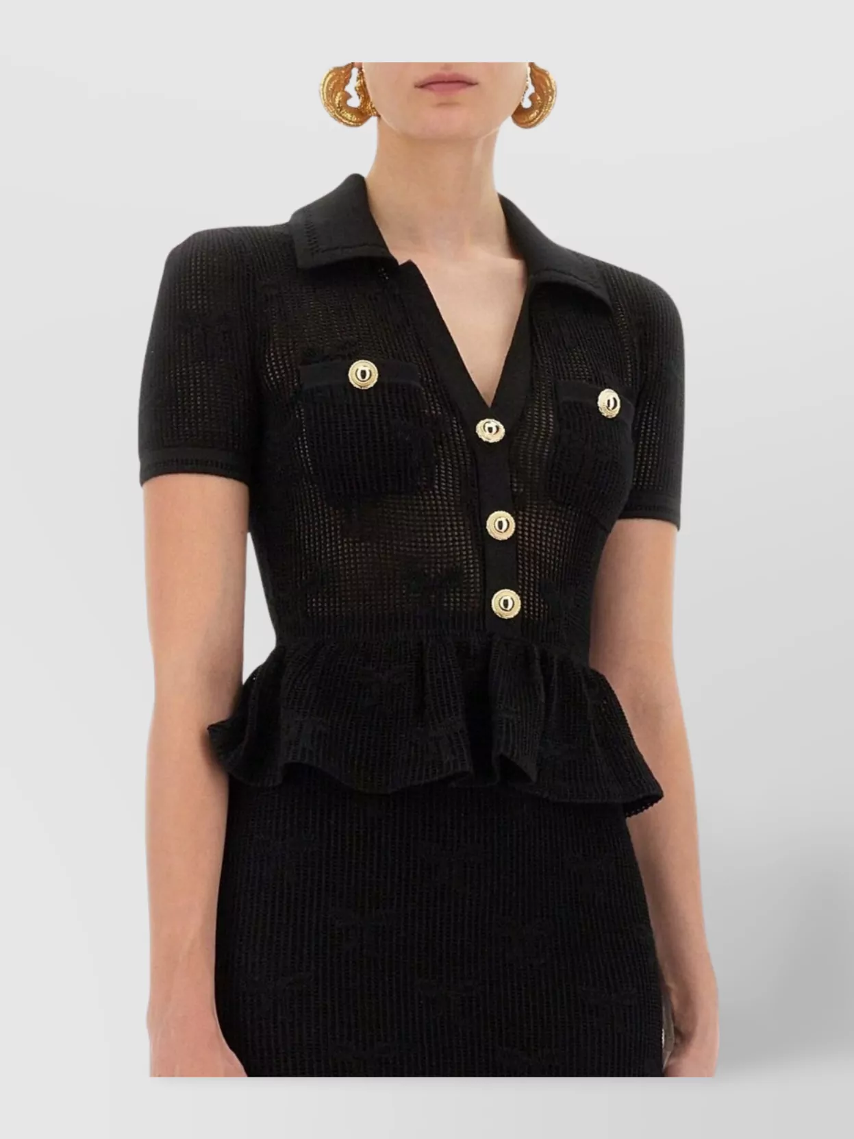 ワンピース SELF PORTRAIT SHORT DRESS WITH CONTRASTING COLLAR Self-Portrait Open collar lace mini dress | The Fashion Square