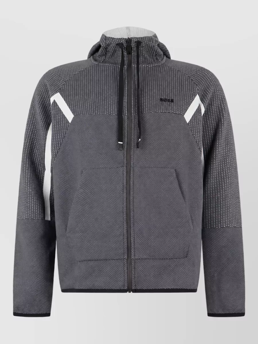 Boss hooded zip sweatshirt