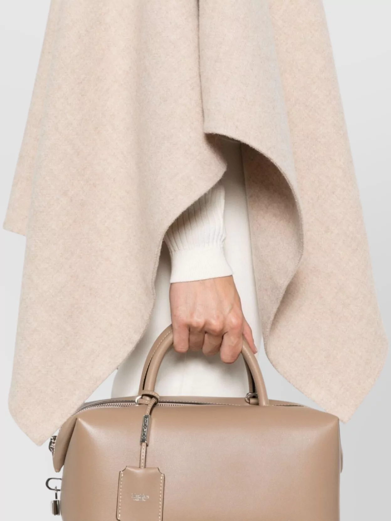 Max Mara Draped V-Neckline Scarf Jacket