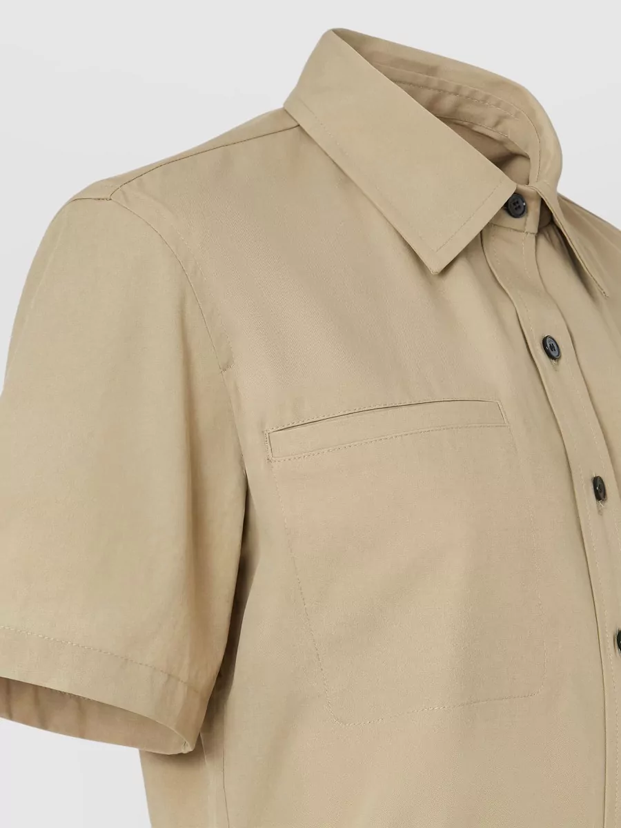 Fendi Cotton Shirt Midi Dress