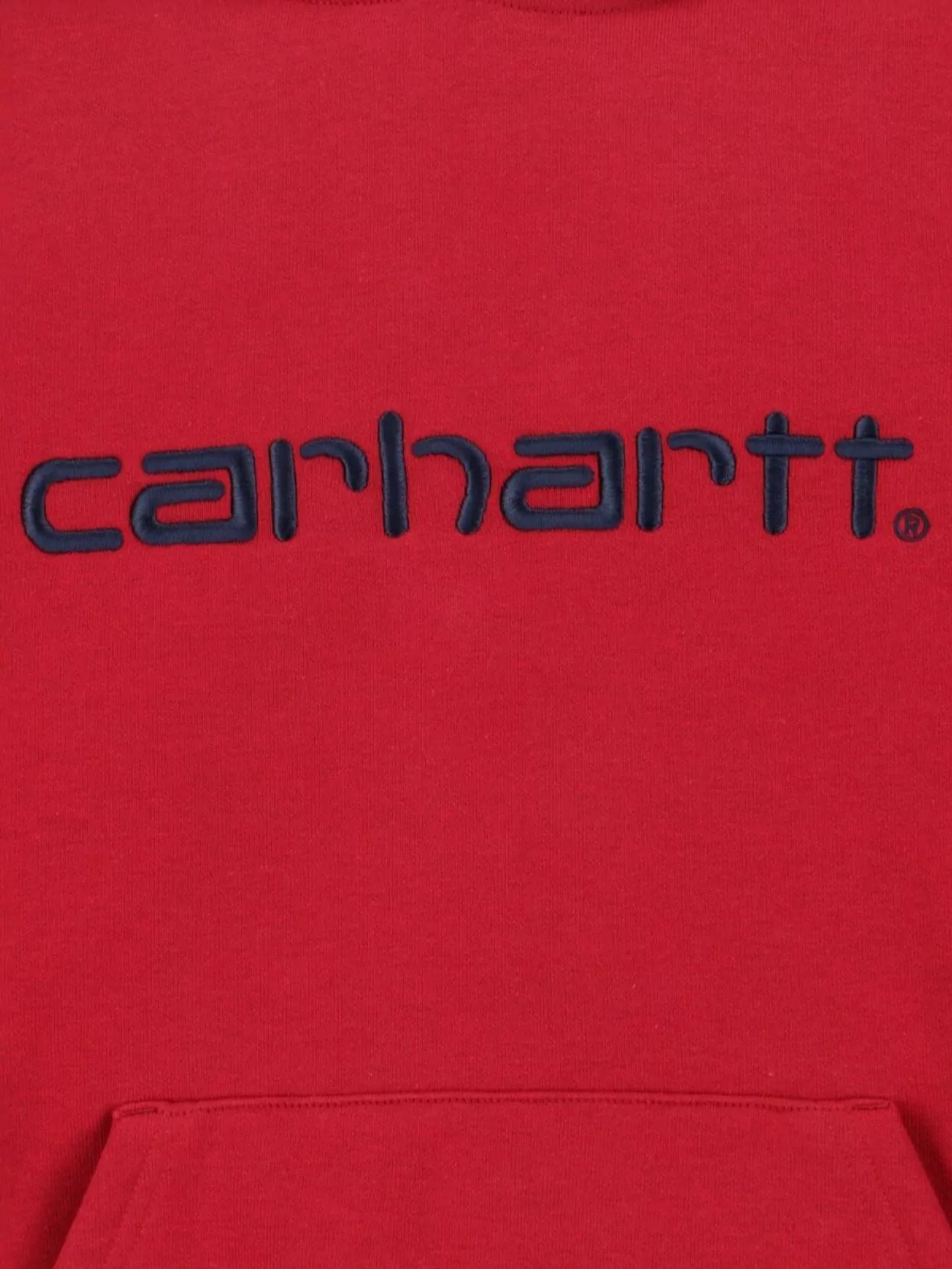 Carhartt Wip Hooded Sweatshirt Kangaroo Pocket Design