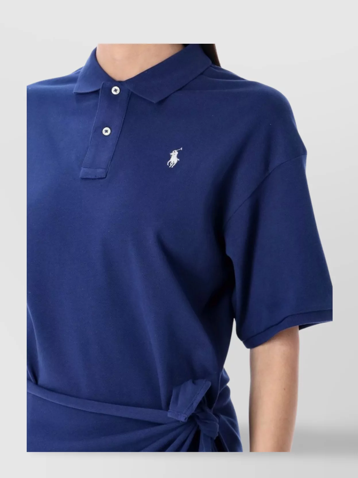 Polo Ralph Lauren Collared Mini Dress Wrap Skirt