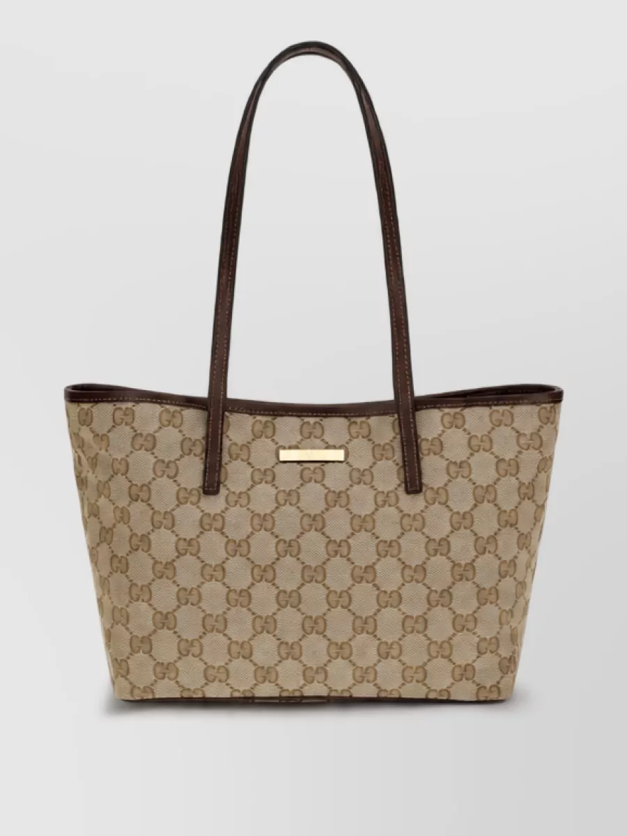 Gucci fabric tote bag