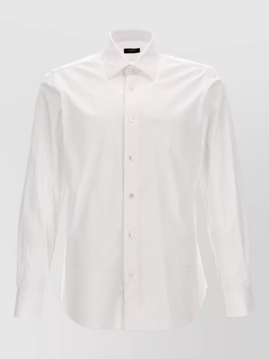Barba cotton oxford shirt