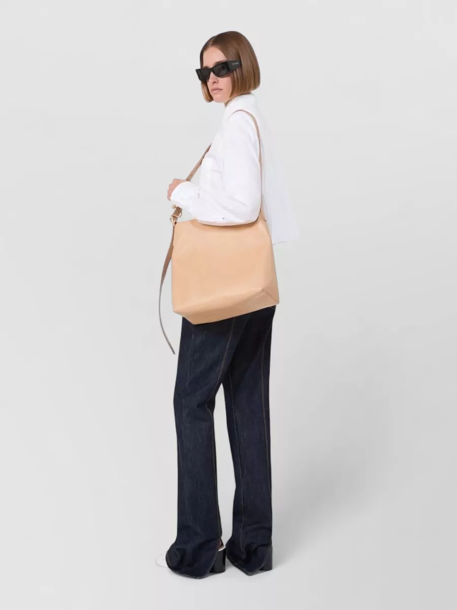 Sportmax Cropped Pleated-Back Cotton Shirt