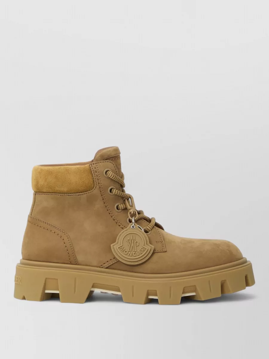Moncler Leather Ankle Boots