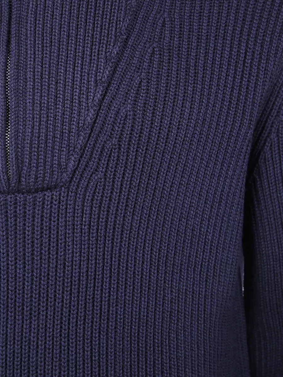 Filippo De Laurentis Wool Half Zip Jumper