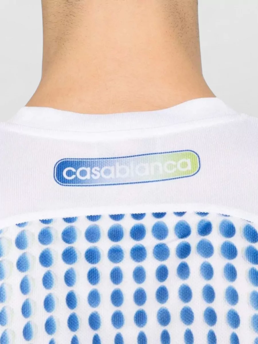 Casablanca Geometric Print Short-Sleeve T-Shirt