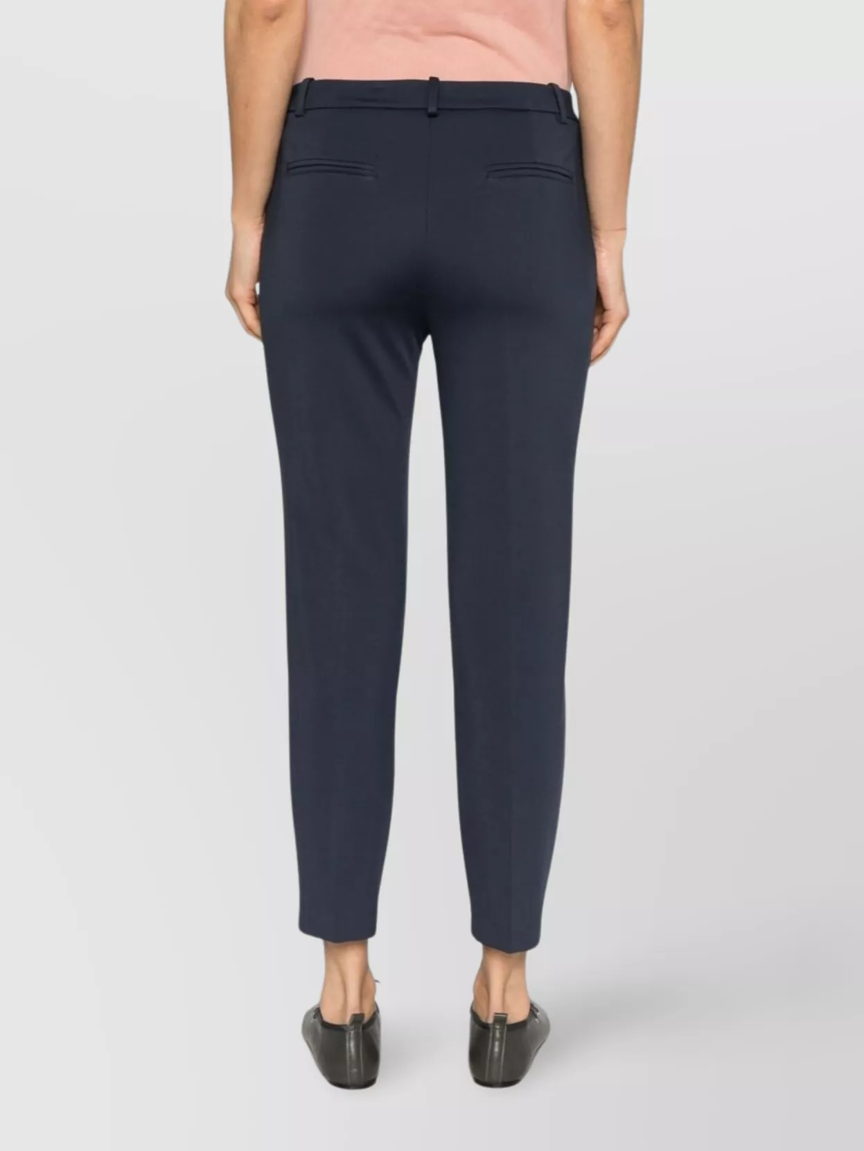 PINKO BEAUTIFUL TROUSERS WITH BELT LOOPS AND POCKETS