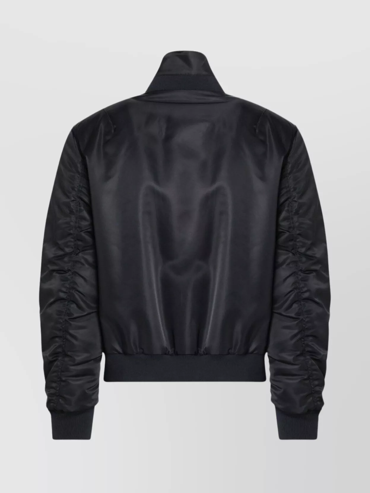 Alexander Mcqueen Alexander Mc Queen Black Nylon Zip Bomber In Black