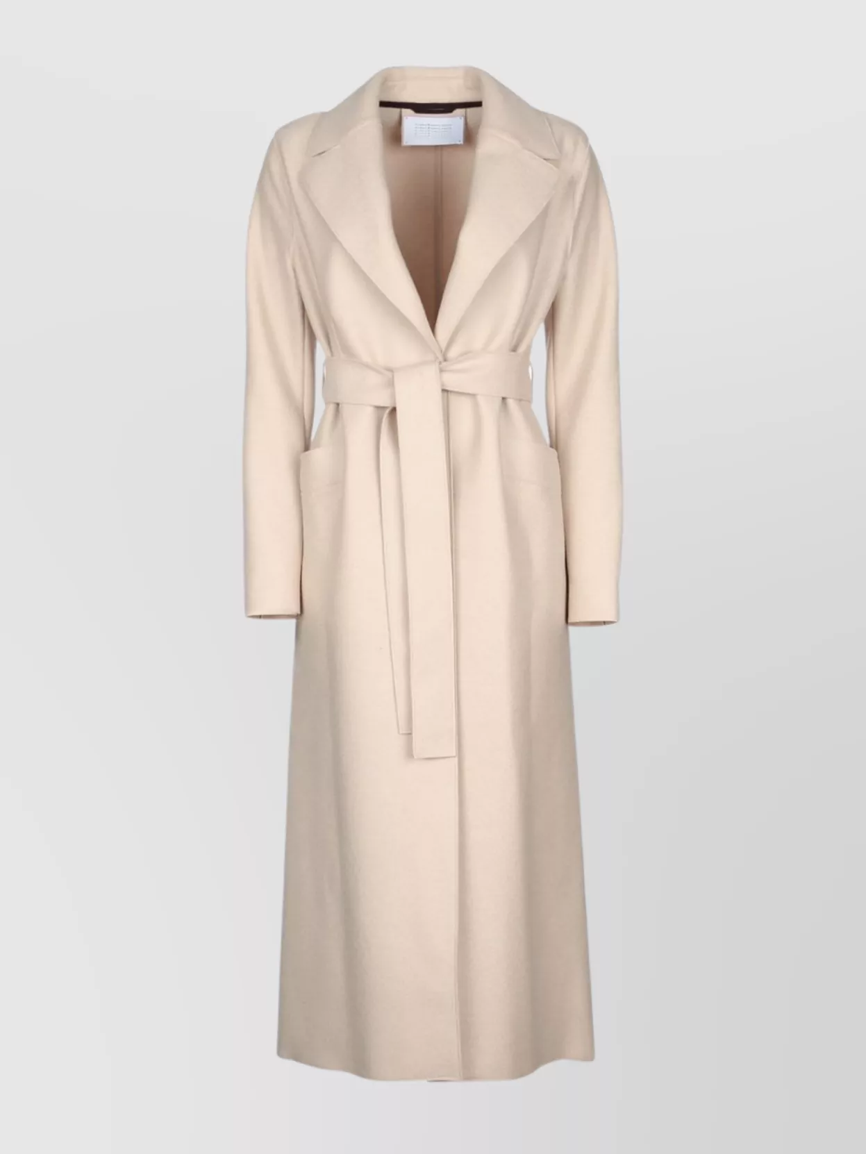 Harris Wharf London Women Long Maxi Coat Pressed Wool In Neutral