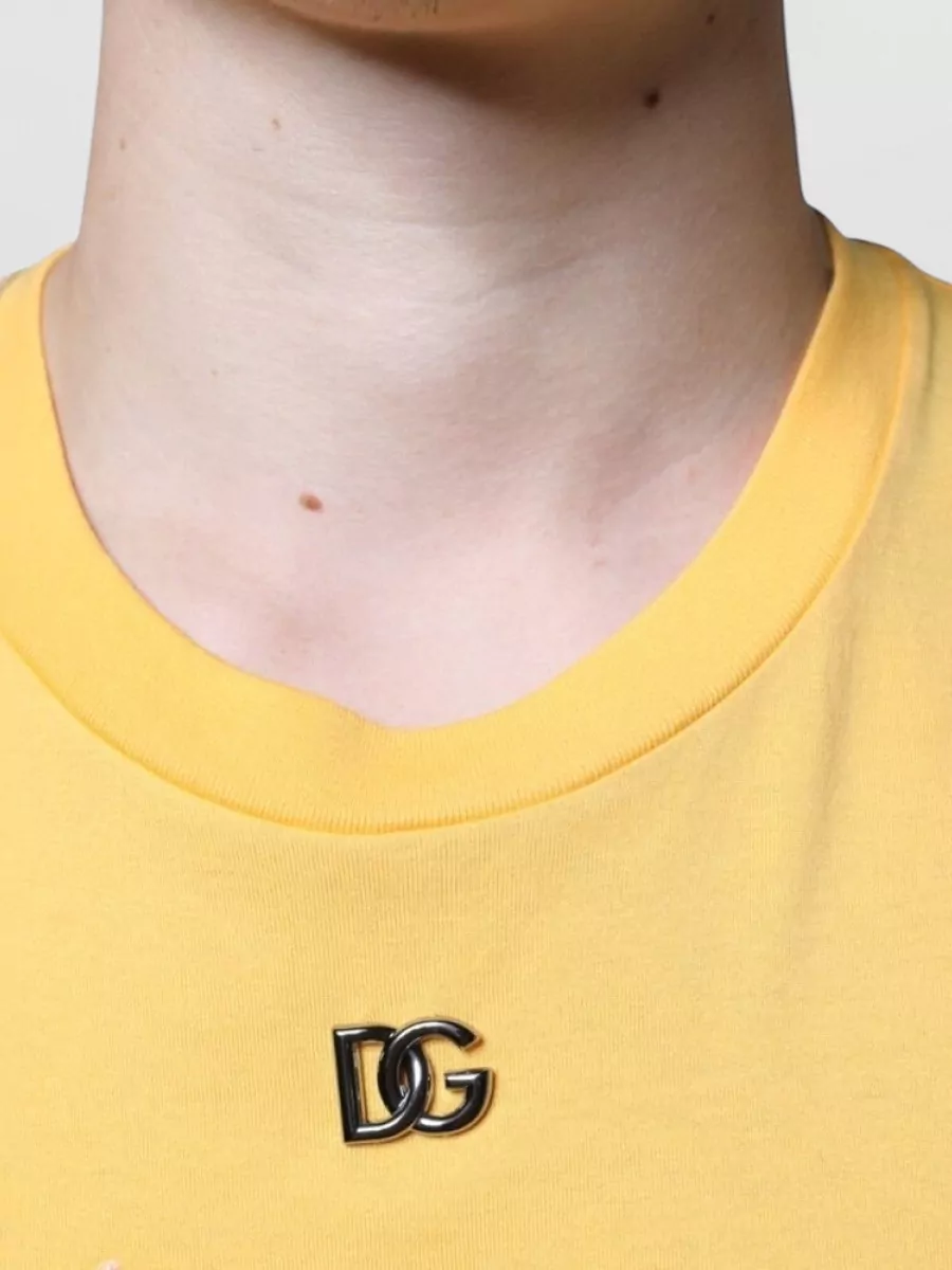 Dolce&Gabbana Floral Cotton Crew Neck T-Shirt