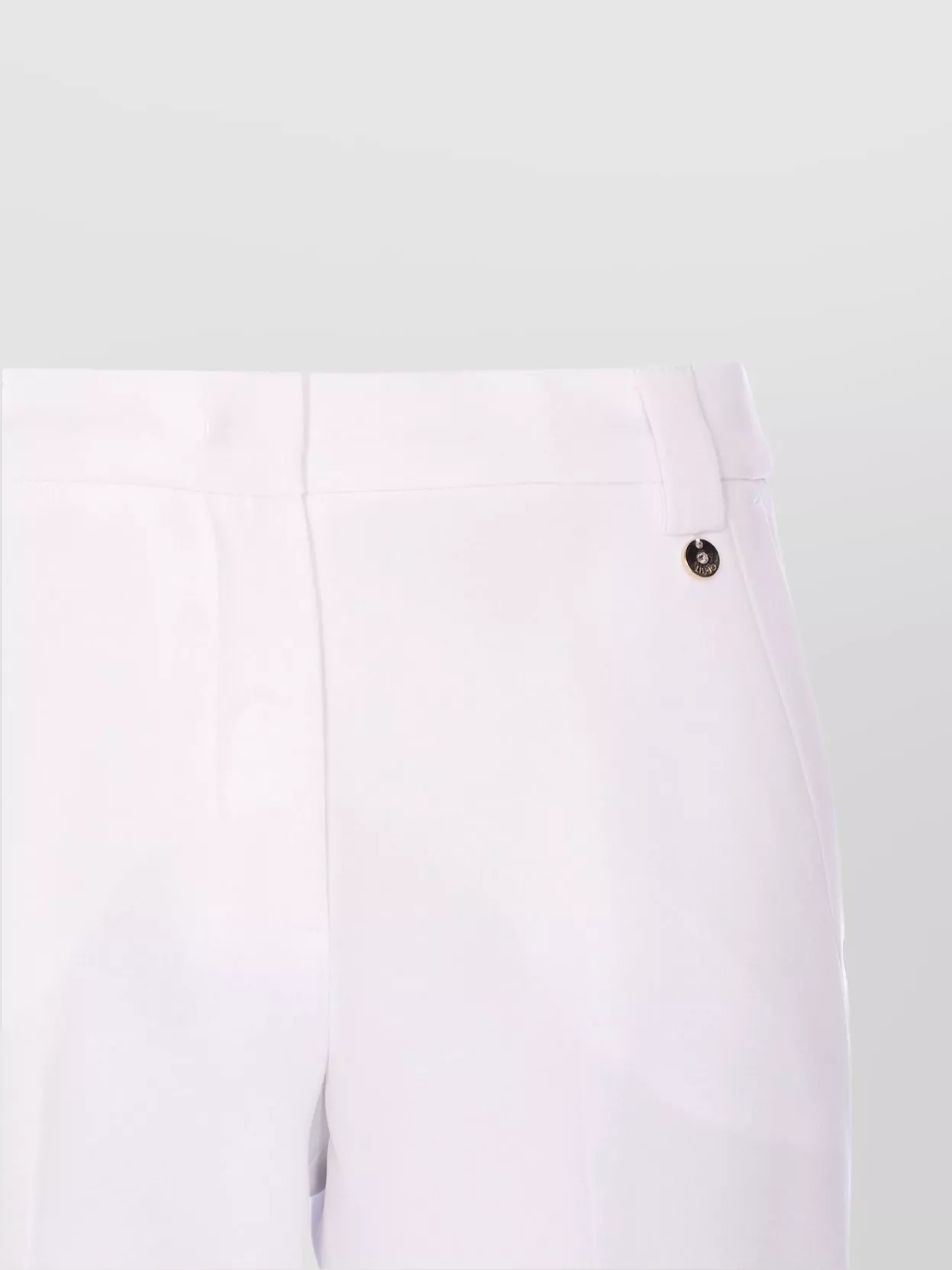 LIU •JO TROUSERS WITH BELT LOOPS AND SIDE POCKETS