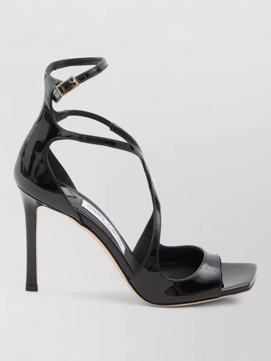Jimmy Choo Azia 95 High Heel Leather Sandals