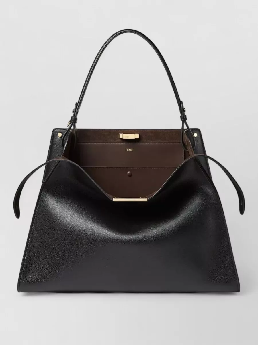 Fendi By The Way Large Leather Tote Bag
