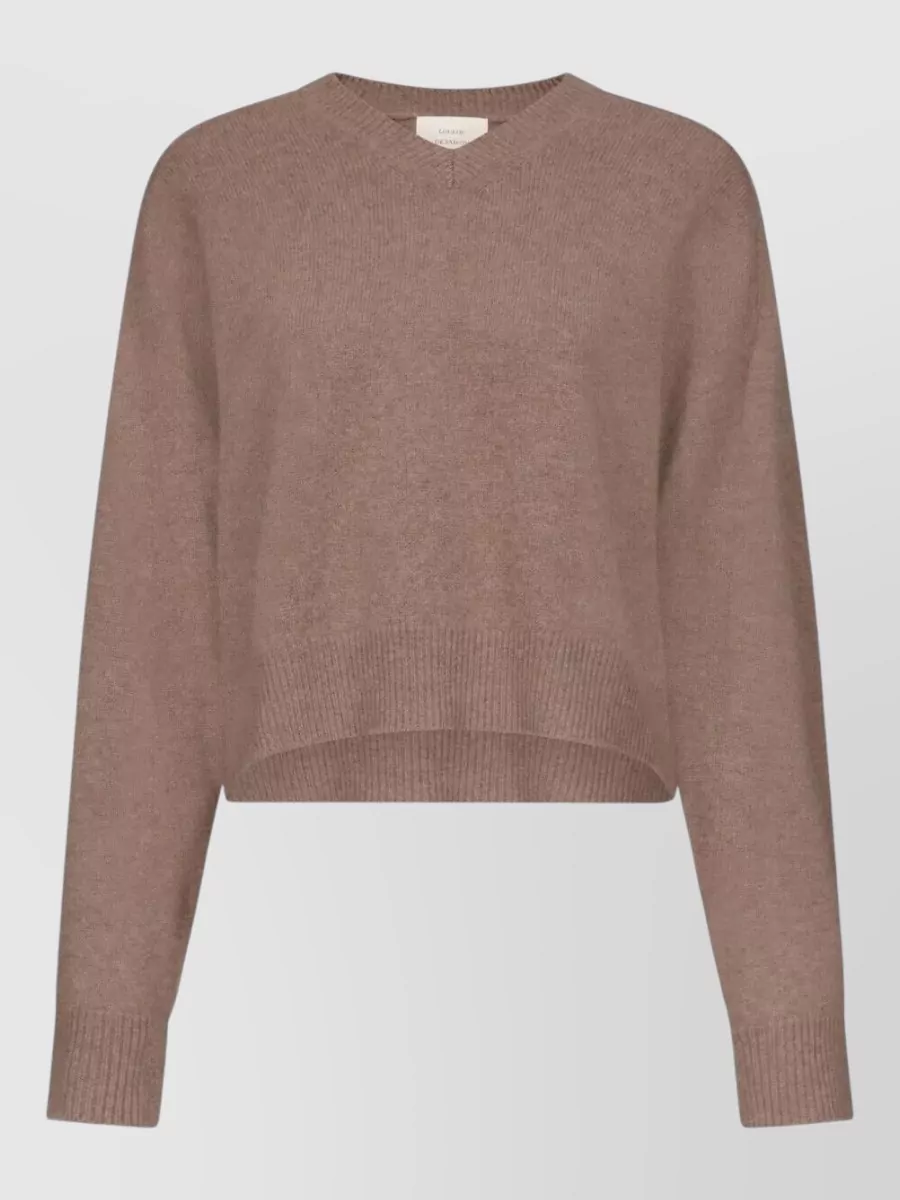 Loulou Studio cashmere v-neck boxy sweater