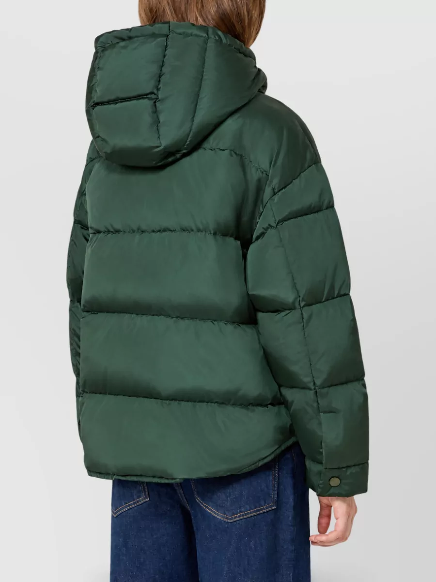 Weekend Max Mara Down Hooded Quilted Puffer Jacket